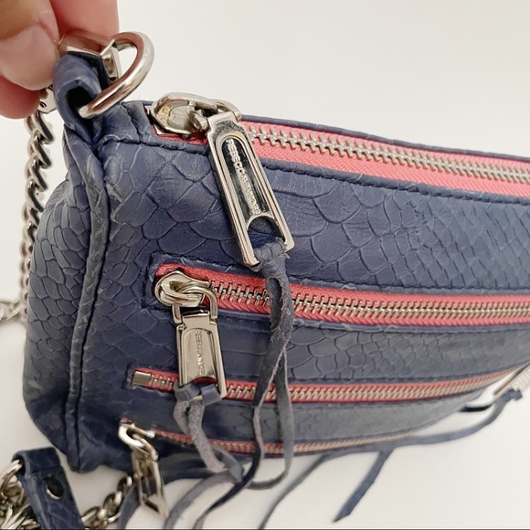 Rebecca Minkoff periwinkle and pink crossbody - Picture 3 of 11